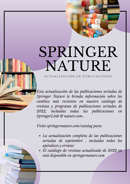 Noticia SprinerNature 1309
