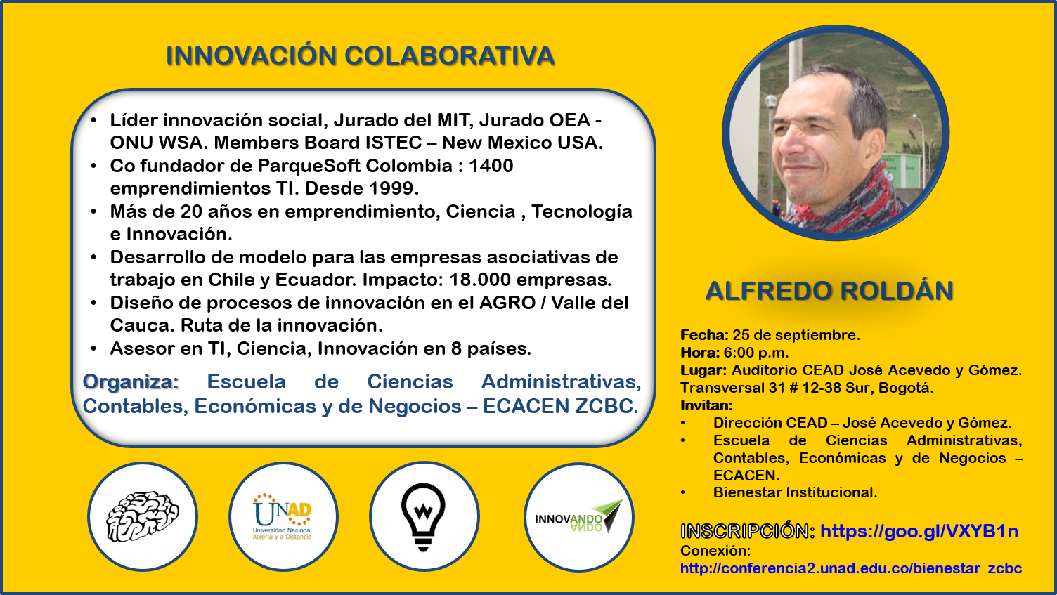 Participa en la conferencia de Innovación Colaborativa 