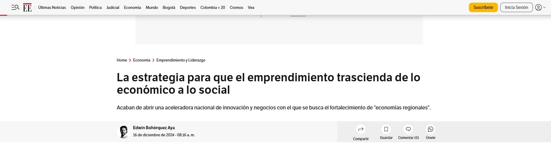 el espectador aceleradora
