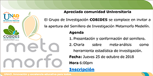 Invitación a hacer parte de Semillero METAMORFO Medellín