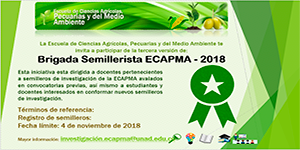 ECAPMA invita a los docentes y estudiantes a Fortalecer los semilleros