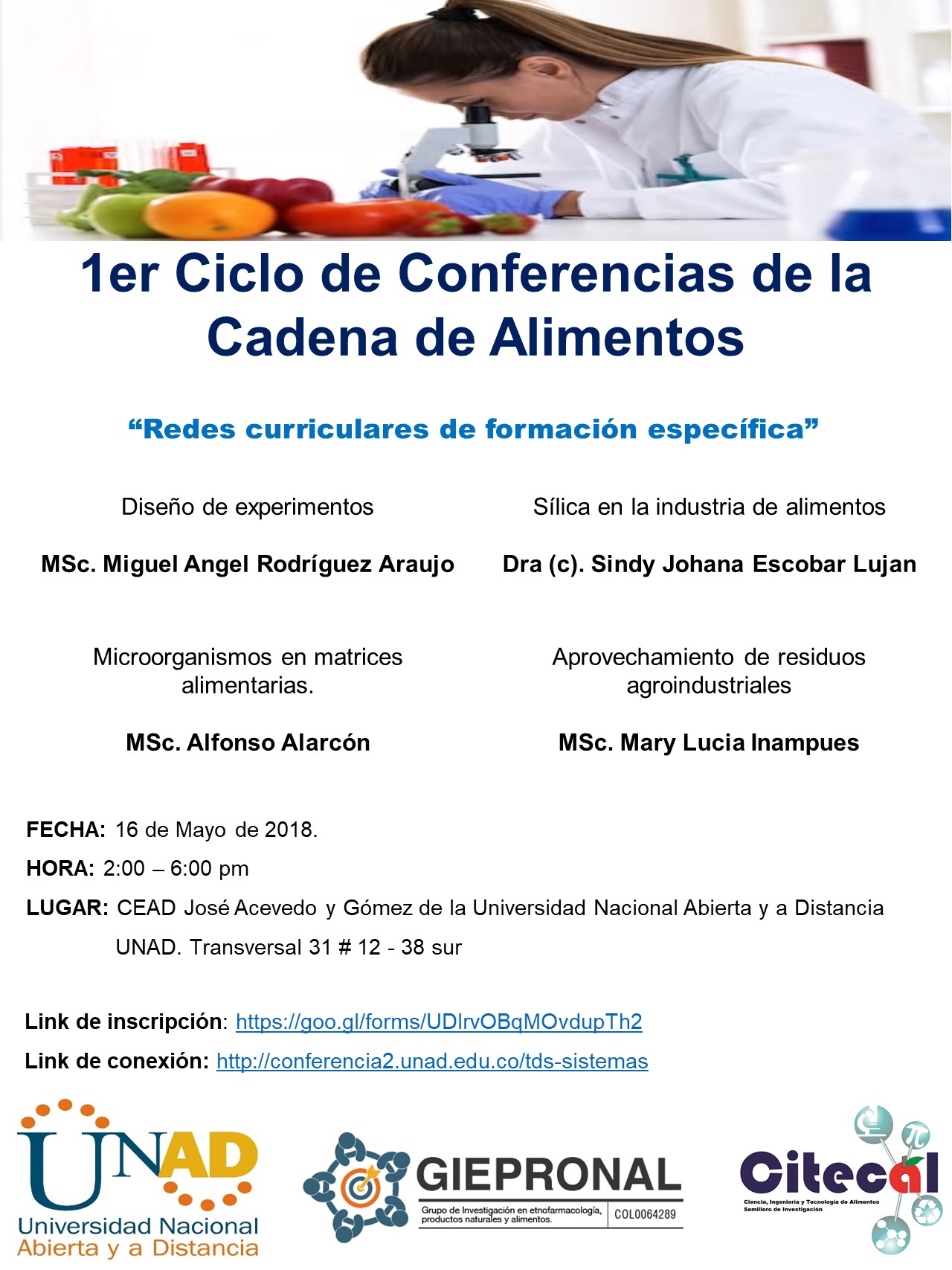 I Ciclo de Conferencias de la Cadena de Alimentos 