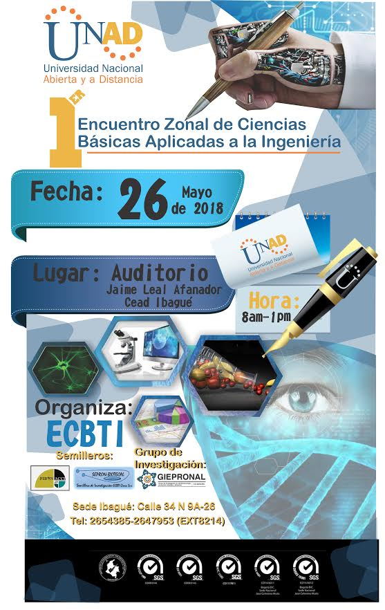 1er Encuentro zonal de Ciencias Básicas aplicadas a la Ingeniería (ZSUR)