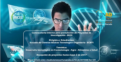 Convocatoria interna para postulación de proyectos de investigación