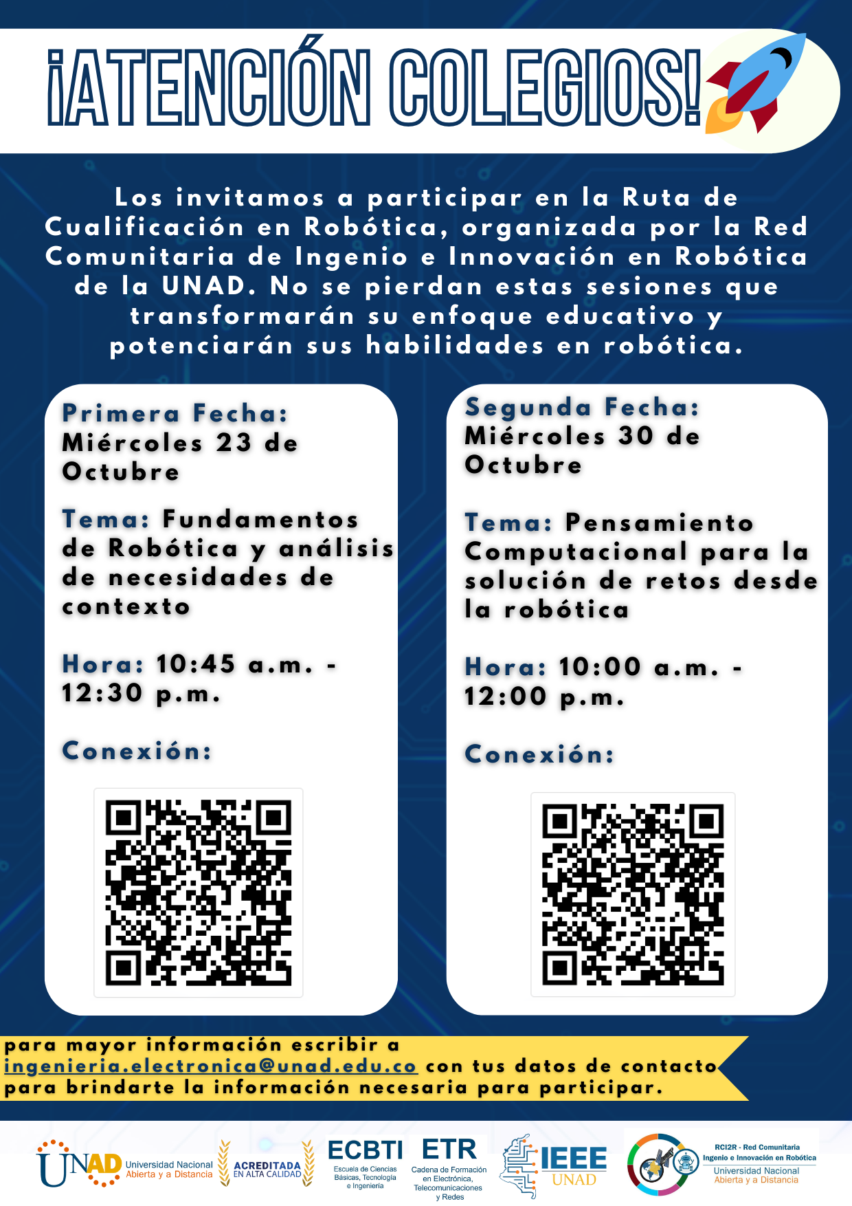 Ruta de cualificación en robótica