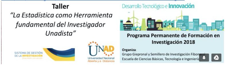 Capacitación: La Estadística como herramienta fundamental del Investigador
