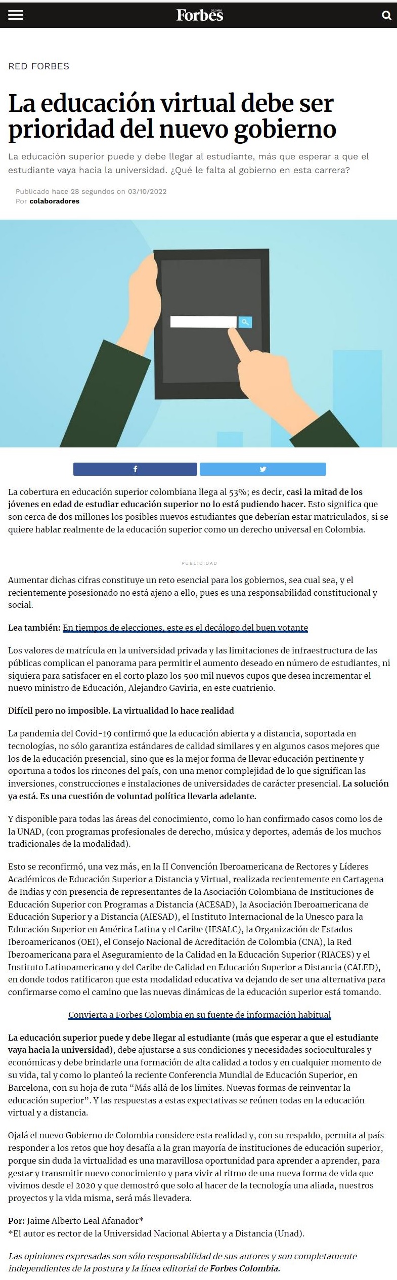 forbes rector