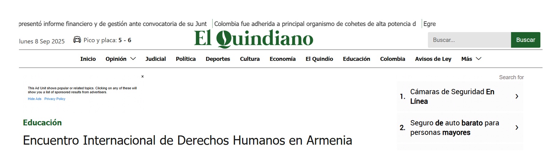 el quindiano DDHH