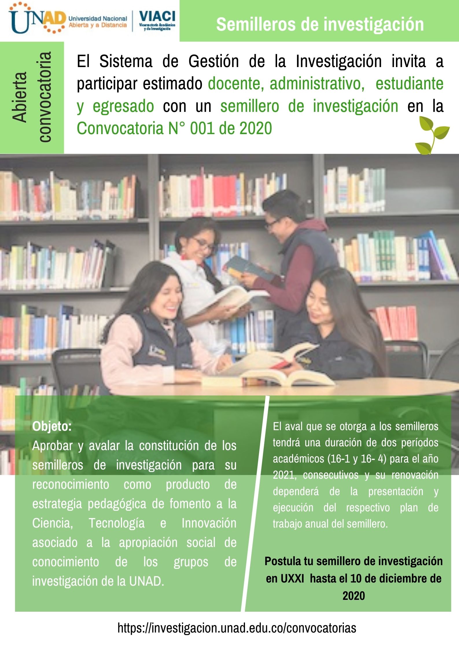 Banner conv semilleros