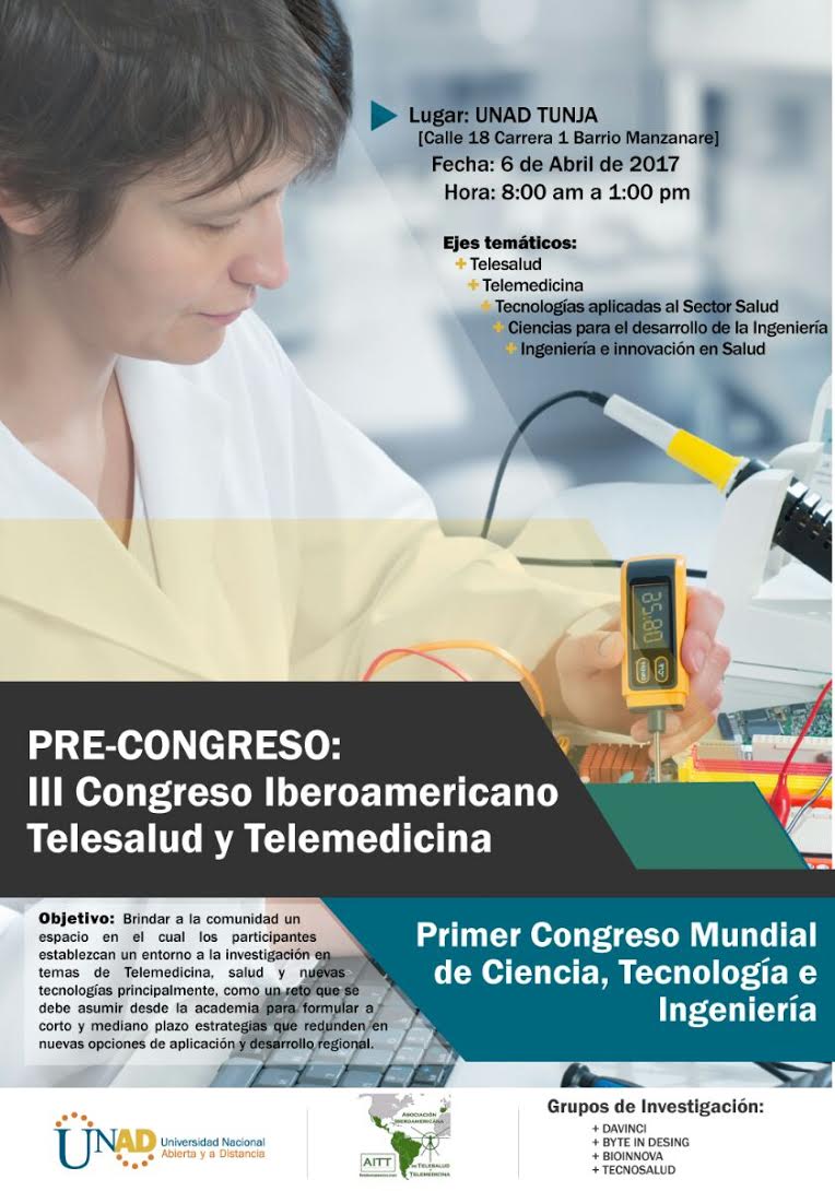 Pre-Congreso: III Congreso Iberoamericano de Telesalud y Telemedicina