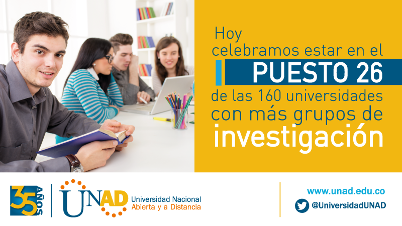 Somos parte de las Universidades con más grupos de investigación en el país