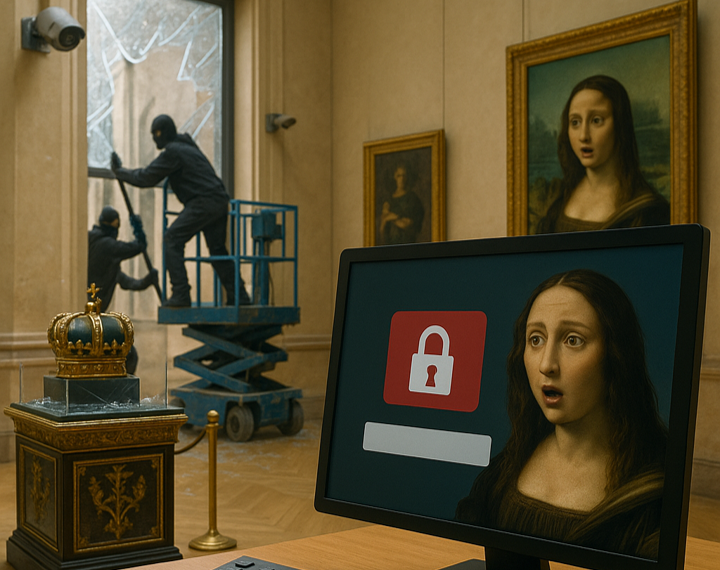 Un descuido del administrador que abrió las puertas del Louvre: la contraseña era “LOUVRE”