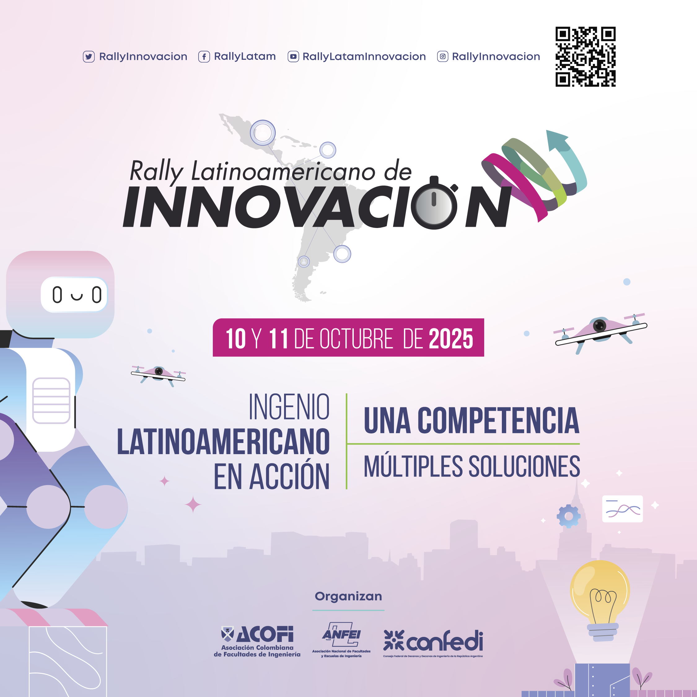 UNAD lanza oficialmente sus sedes para el Rally Latinoamericano de Innovación 2025