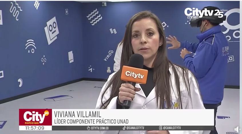 City TV destacó el laboratorio de realidad virtual de la UNAD